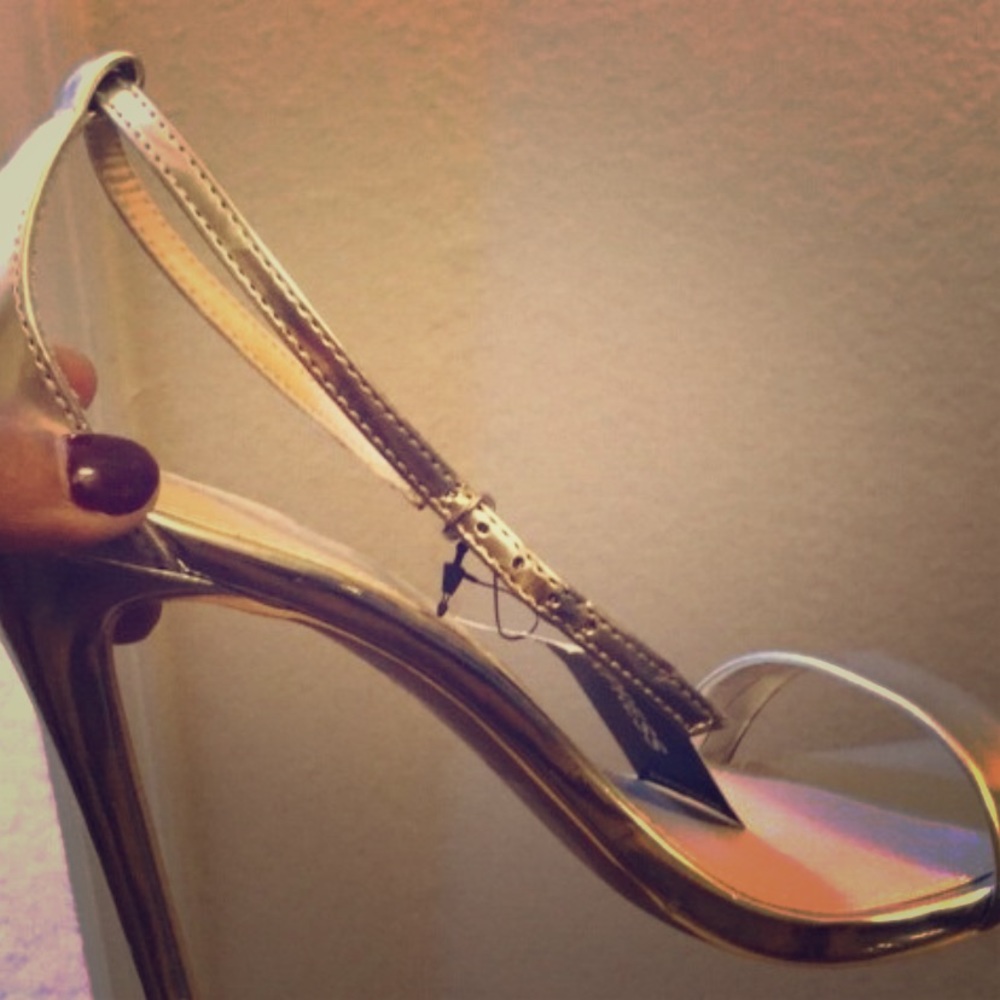 Silver heels
